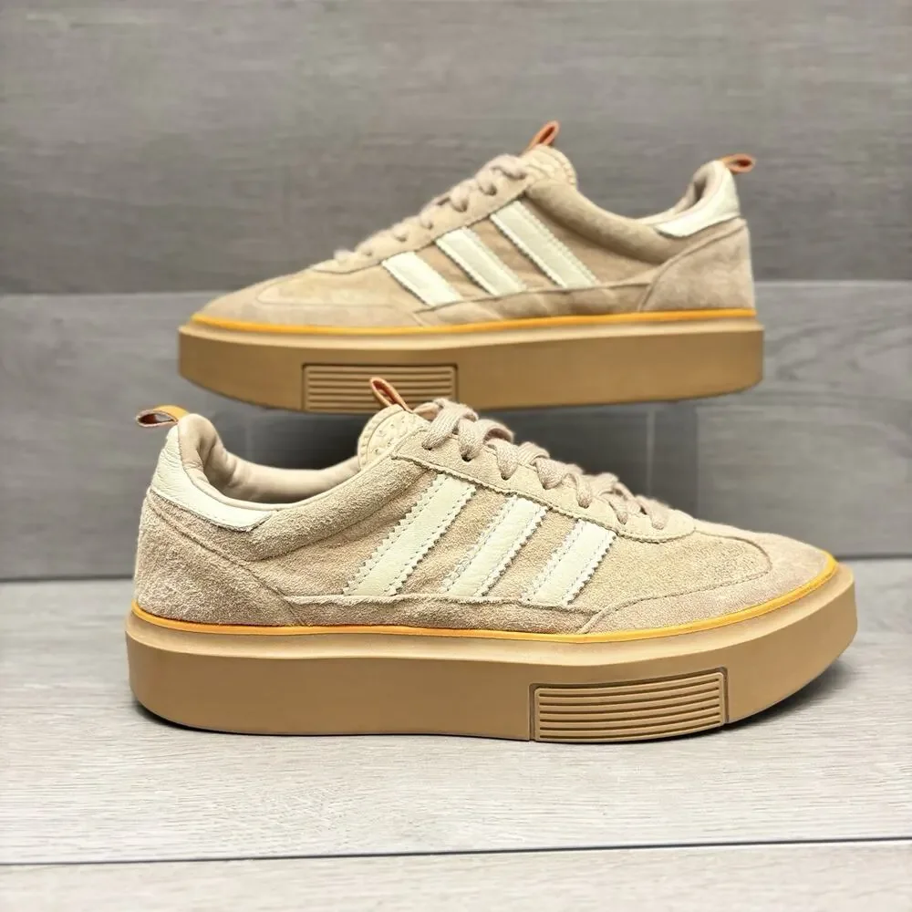 Adidas Super Sleek 72 Platform Sneakers Ash/Pearl/Gum GX5165 Women’s Size 7.5 - Picture 2 of 11